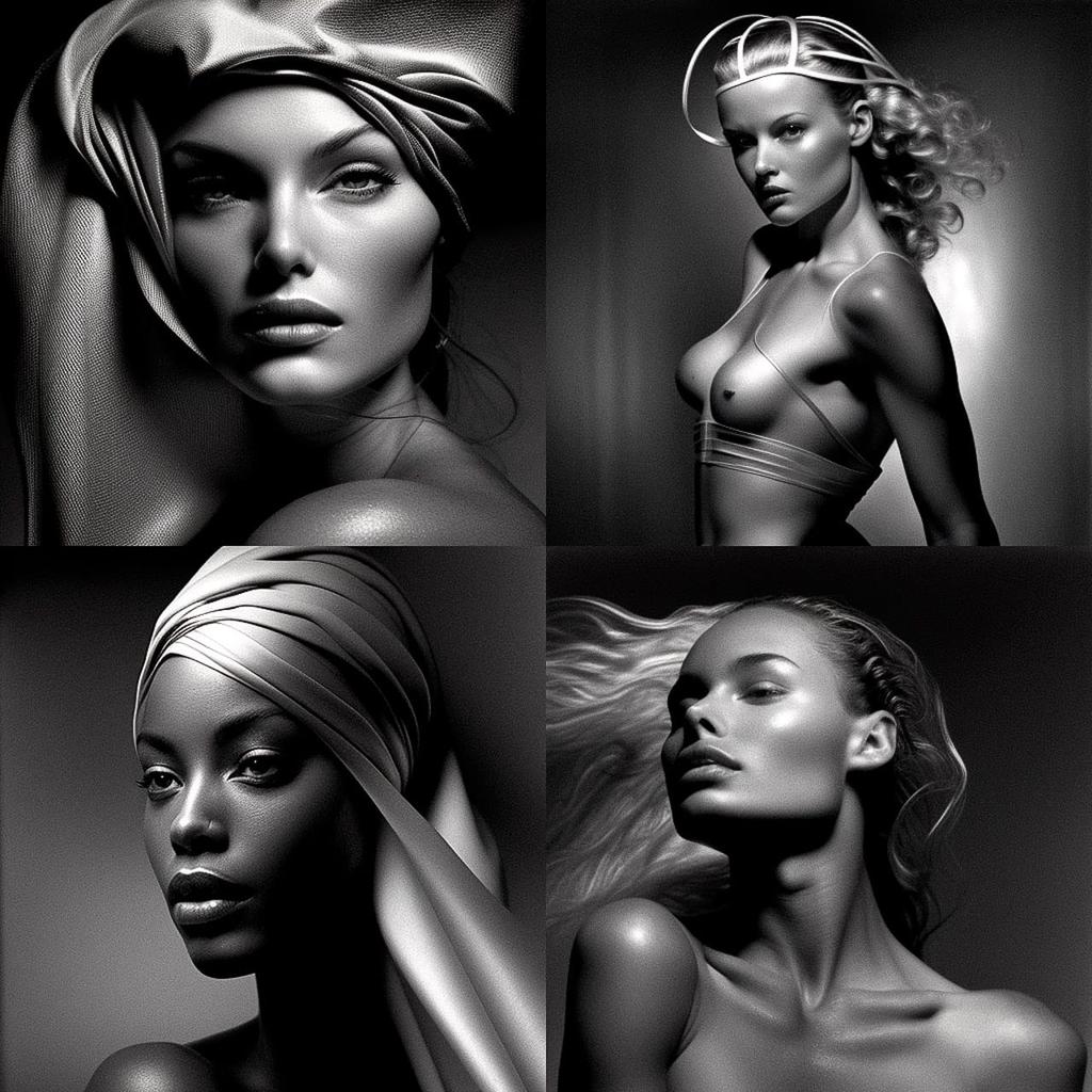 Greg Gorman style, Midjourney V4, render 1 of 4