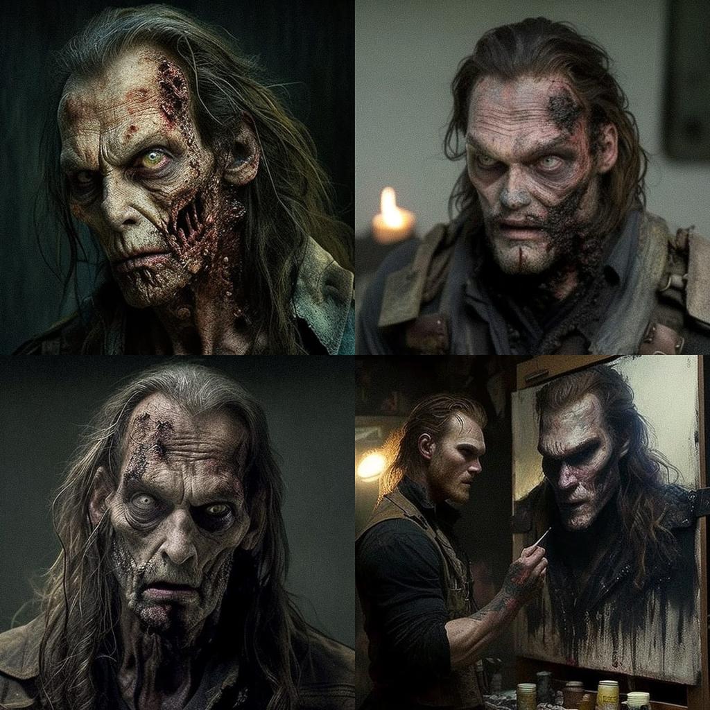 Greg Nicotero style, Midjourney V4, render 1 of 4