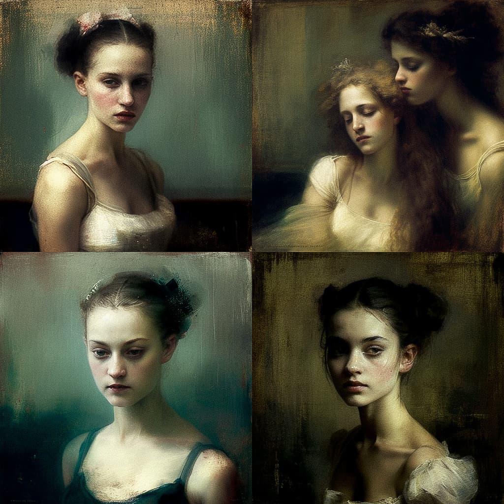 Grigory Gluckmann style, Midjourney V4, render 1 of 4
