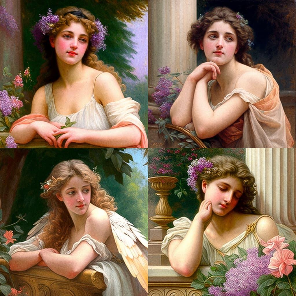 Guillaume Seignac style, Midjourney V4, render 1 of 4