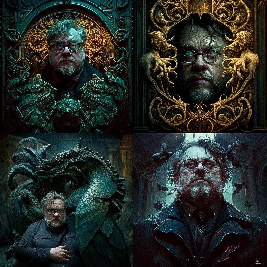 Guillermo del Toro style, Midjourney V4, render 1 of 4