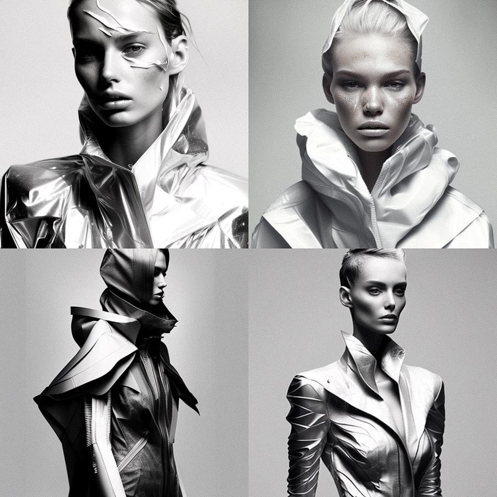 Helmut Lang style, Midjourney V4, render 1 of 4