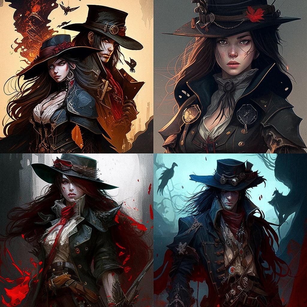 Helsing style, Midjourney V4, render 1 of 4