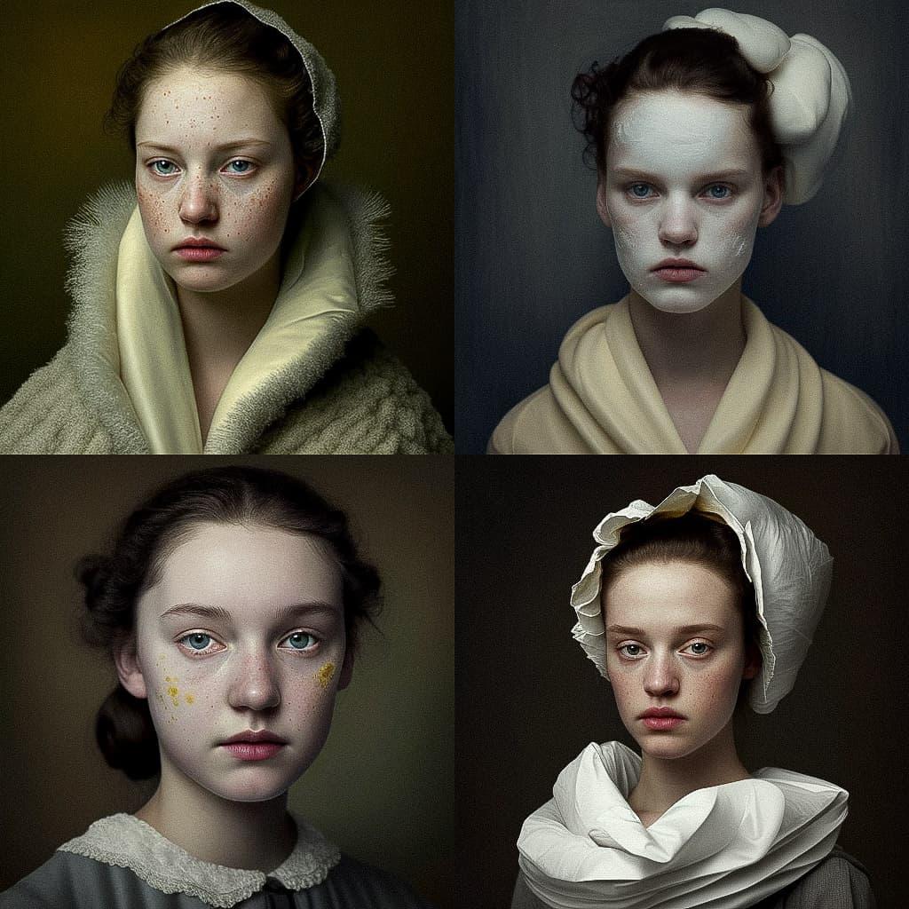 Hendrik Kerstens style, Midjourney V4, render 1 of 4
