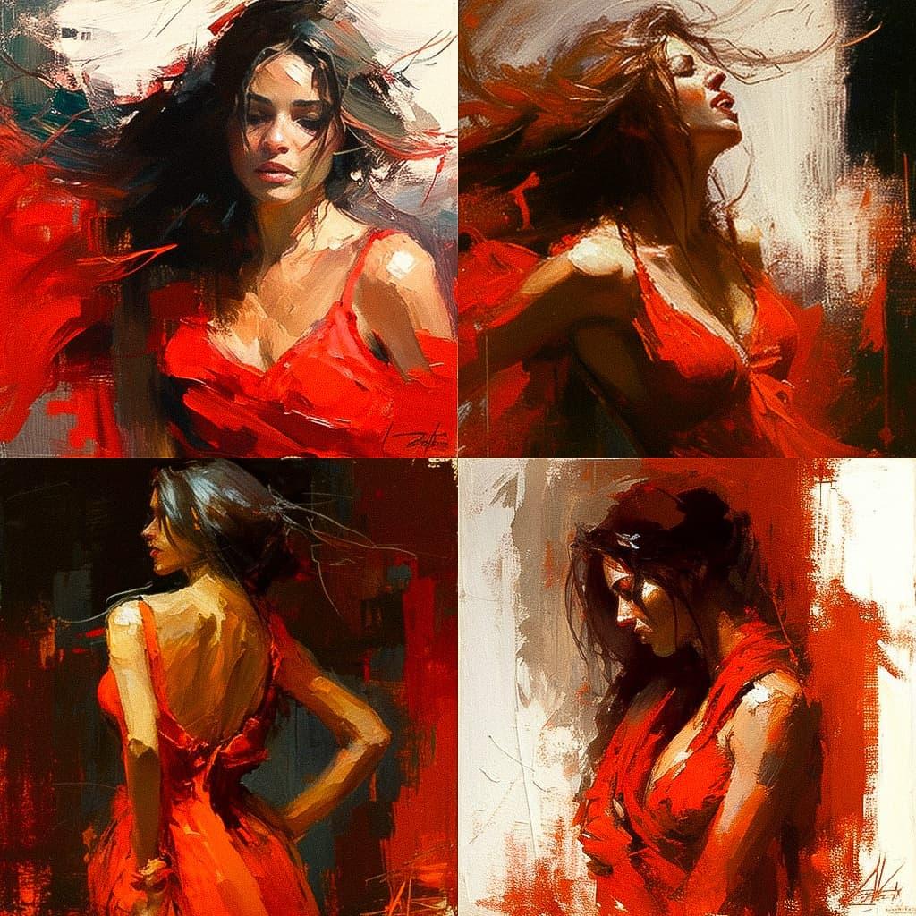 Henry Asencio style, Midjourney V4, render 1 of 4