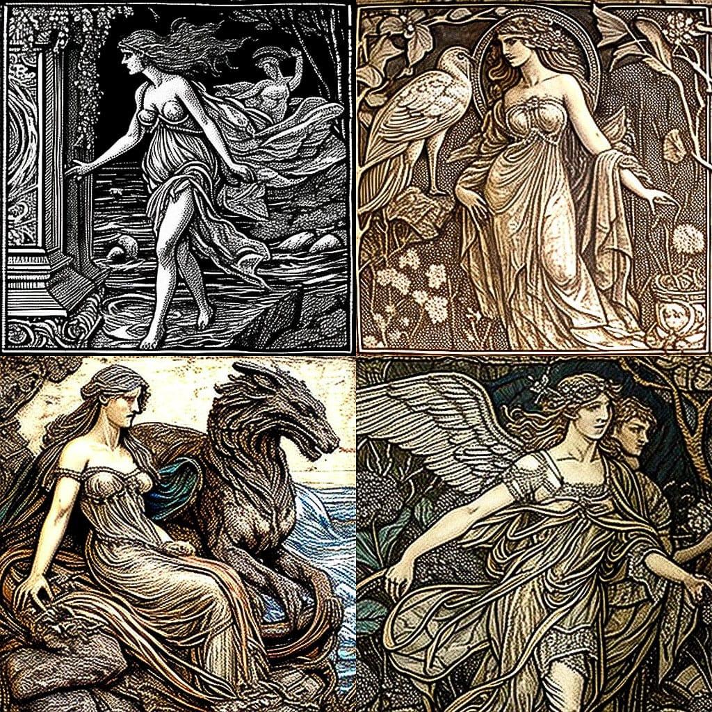 Henry Justice Ford style, Midjourney V4, render 1 of 4