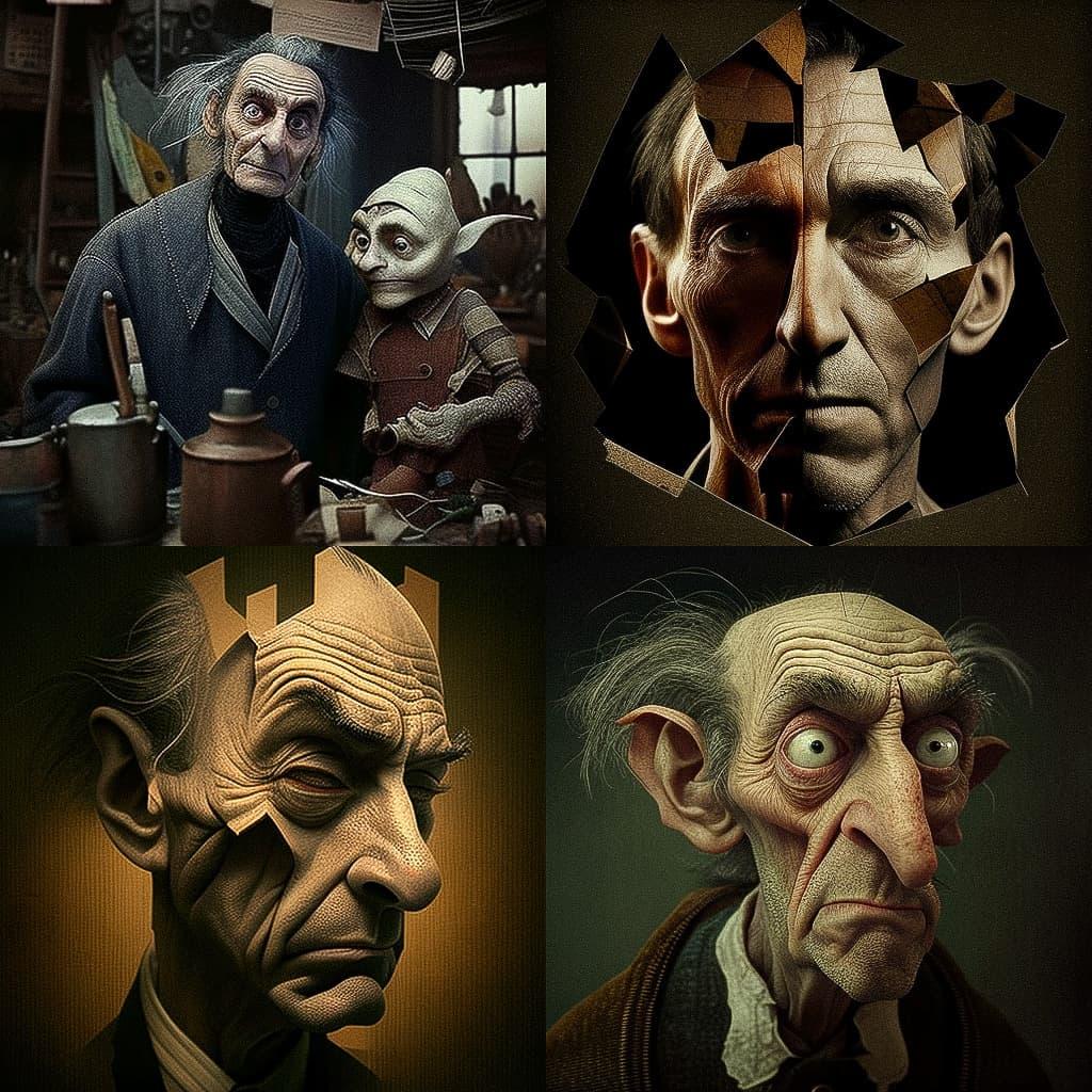 Henry Selick style, Midjourney V4, render 1 of 4