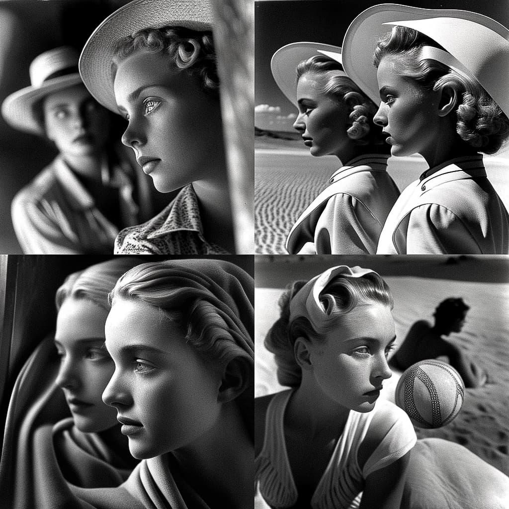 Herbert List style, Midjourney V4, render 1 of 4