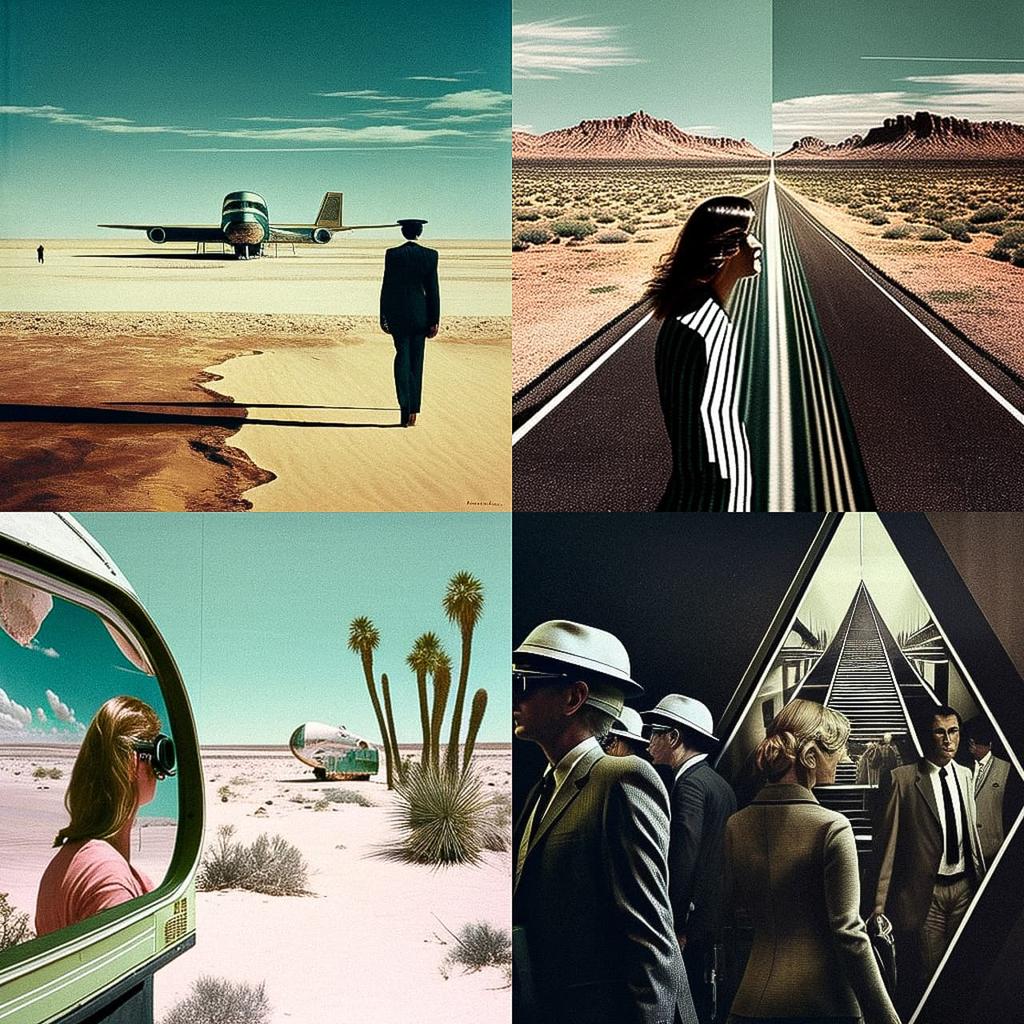 Hipgnosis style, Midjourney V4, render 1 of 4