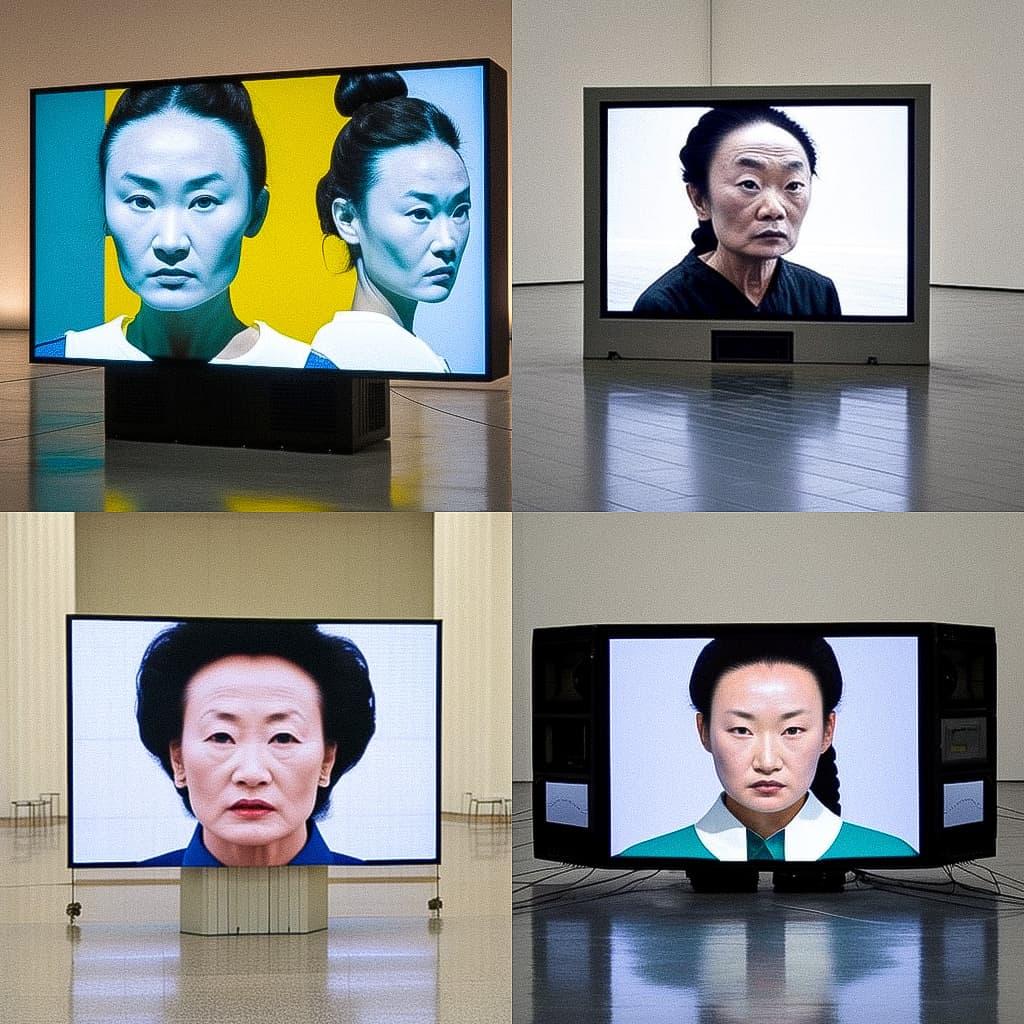 Hito Steyerl style, Midjourney V4, render 1 of 4