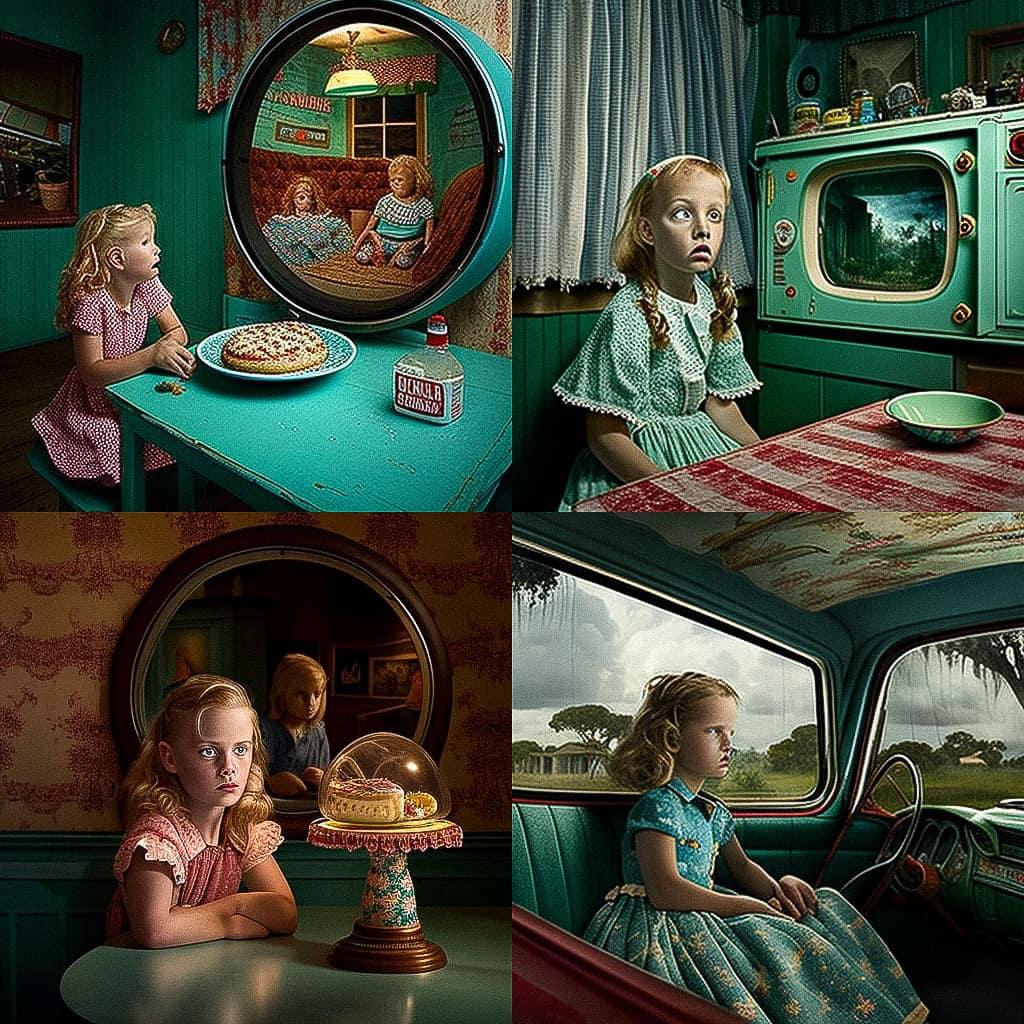 Holly Andres style, Midjourney V4, render 1 of 4