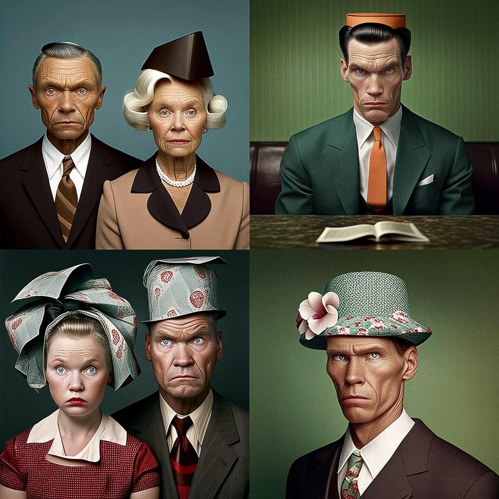 Hugh Kretschmer style, Midjourney V4, render 1 of 4
