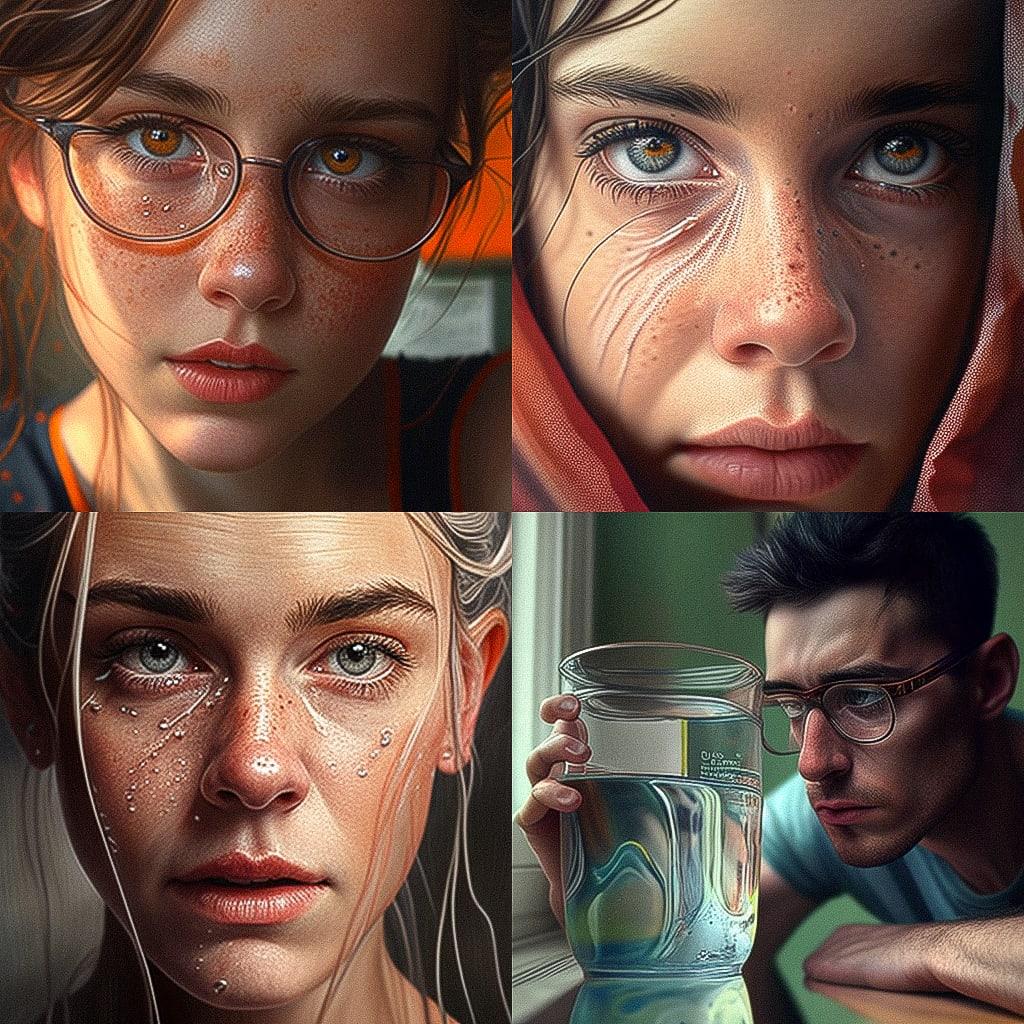 Hyperrealism style, Midjourney V4, render 1 of 4