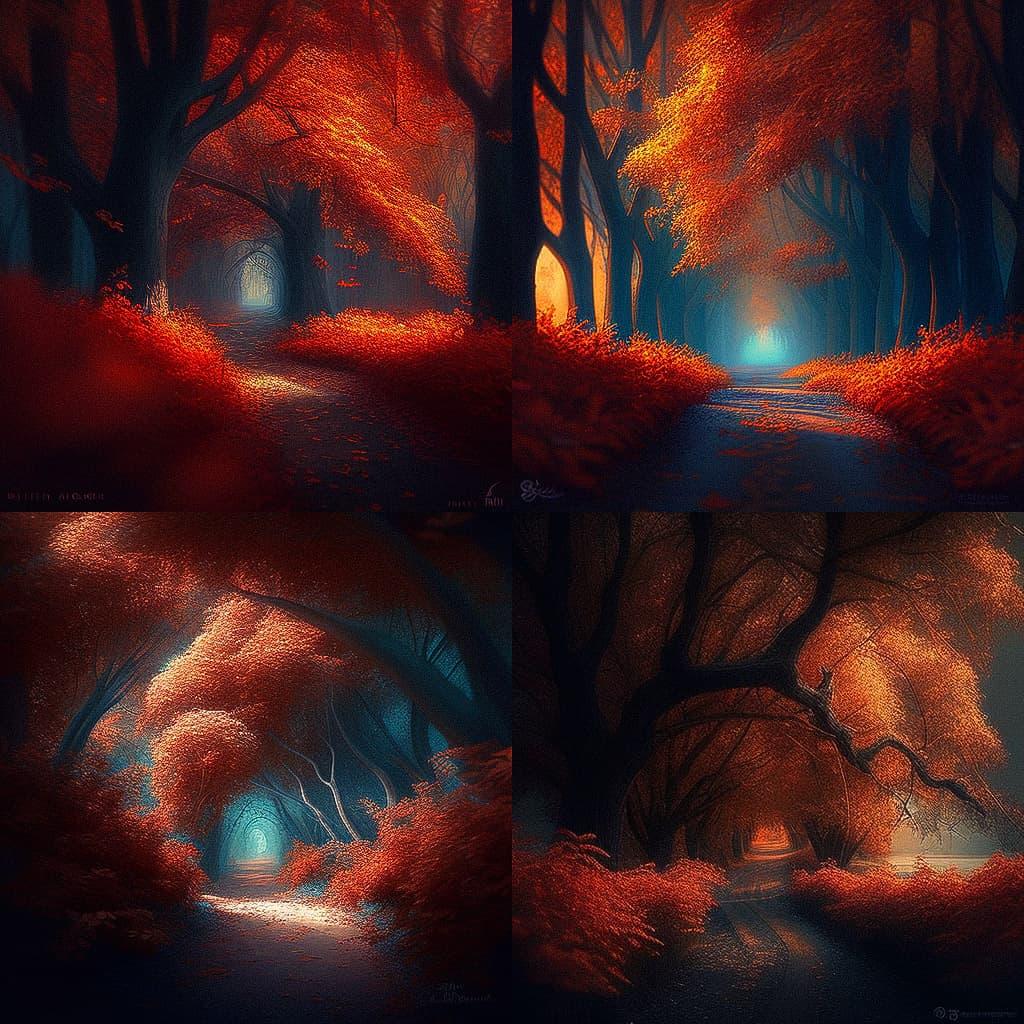 Ildiko Neer style, Midjourney V4, render 1 of 4