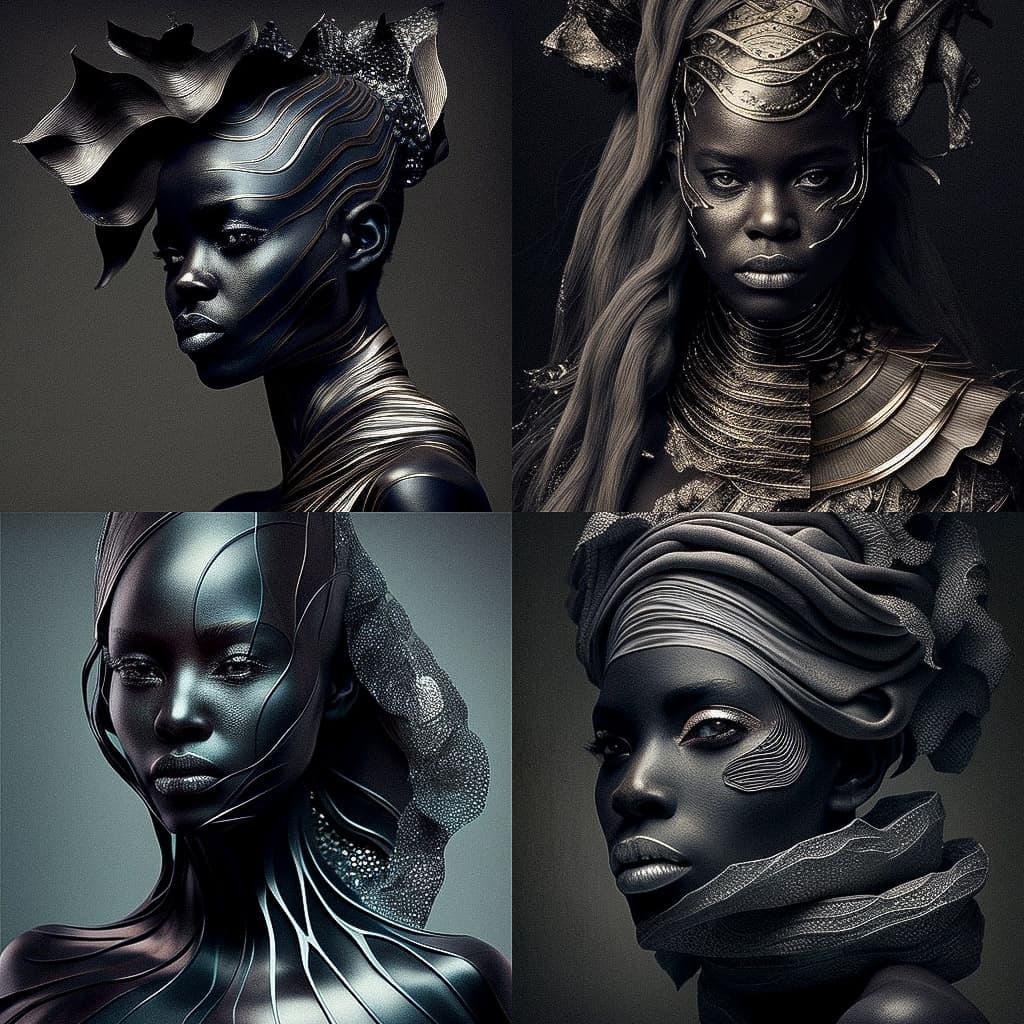 Ingrid Baars style, Midjourney V4, render 1 of 4