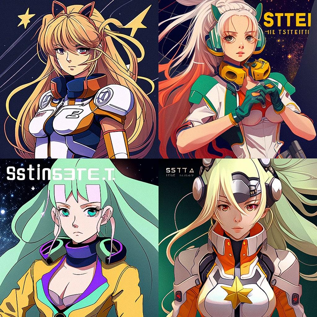 Interstella 5555 style, Midjourney V4, render 1 of 4
