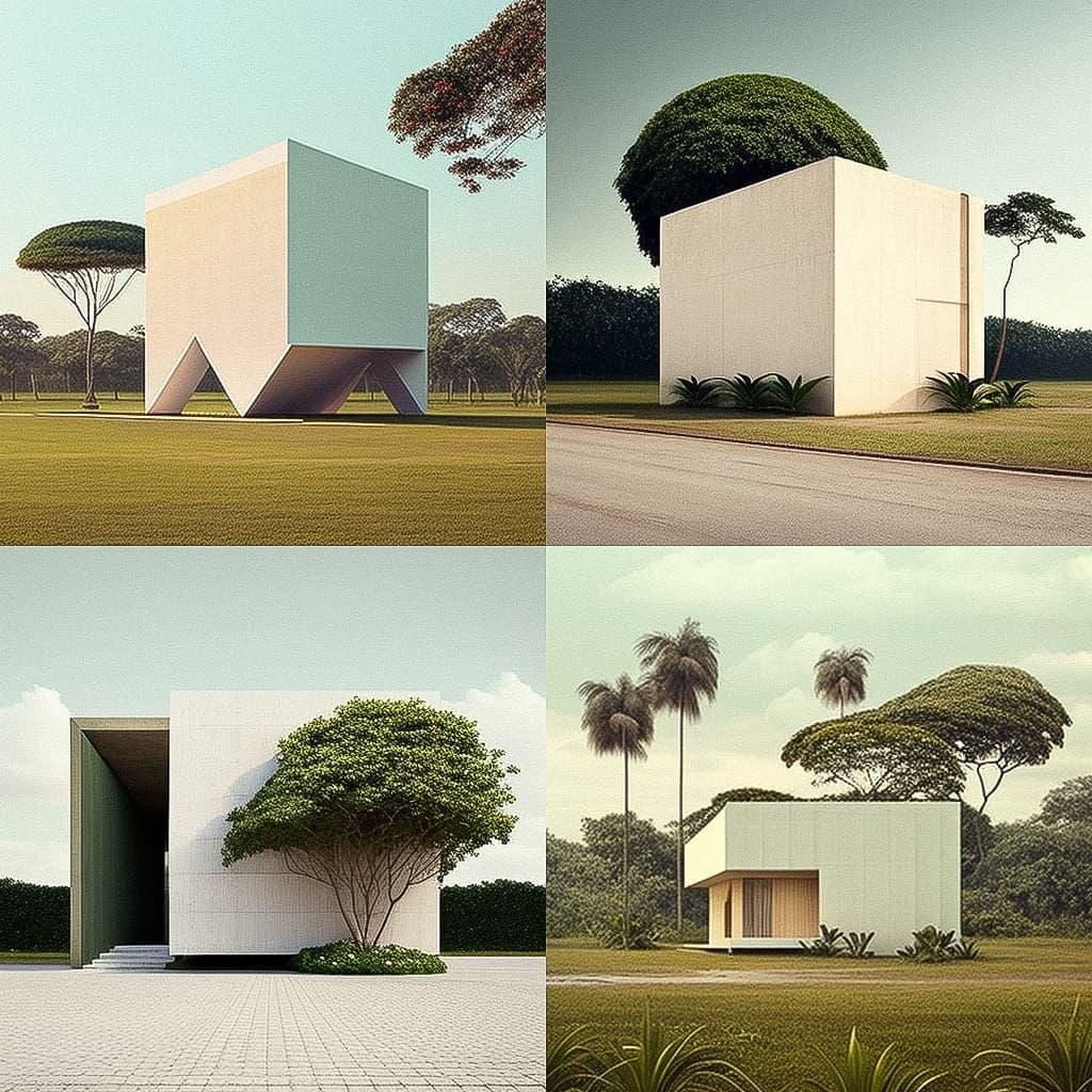 Isay Weinfeld style, Midjourney V4, render 1 of 4