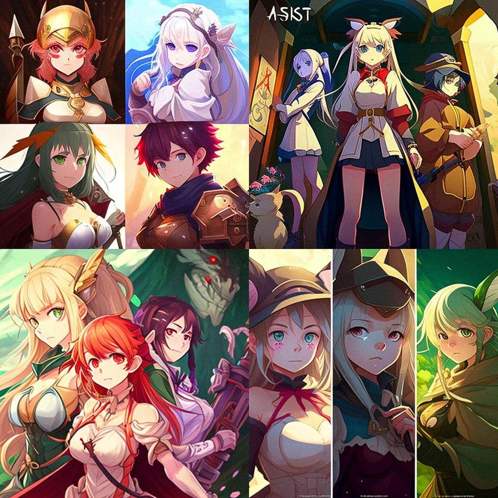Isekai anime style style, Midjourney V4, render 1 of 4