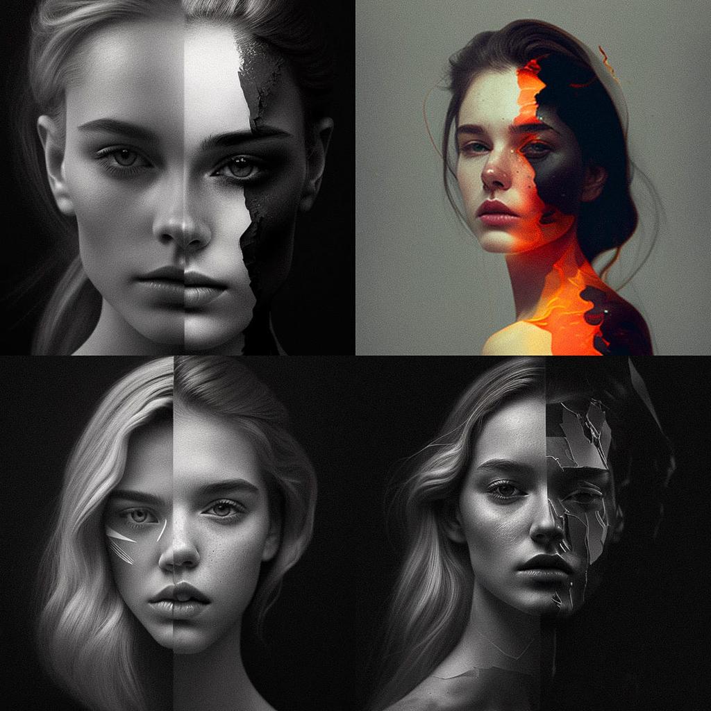 Jack Davison style, Midjourney V4, render 1 of 4