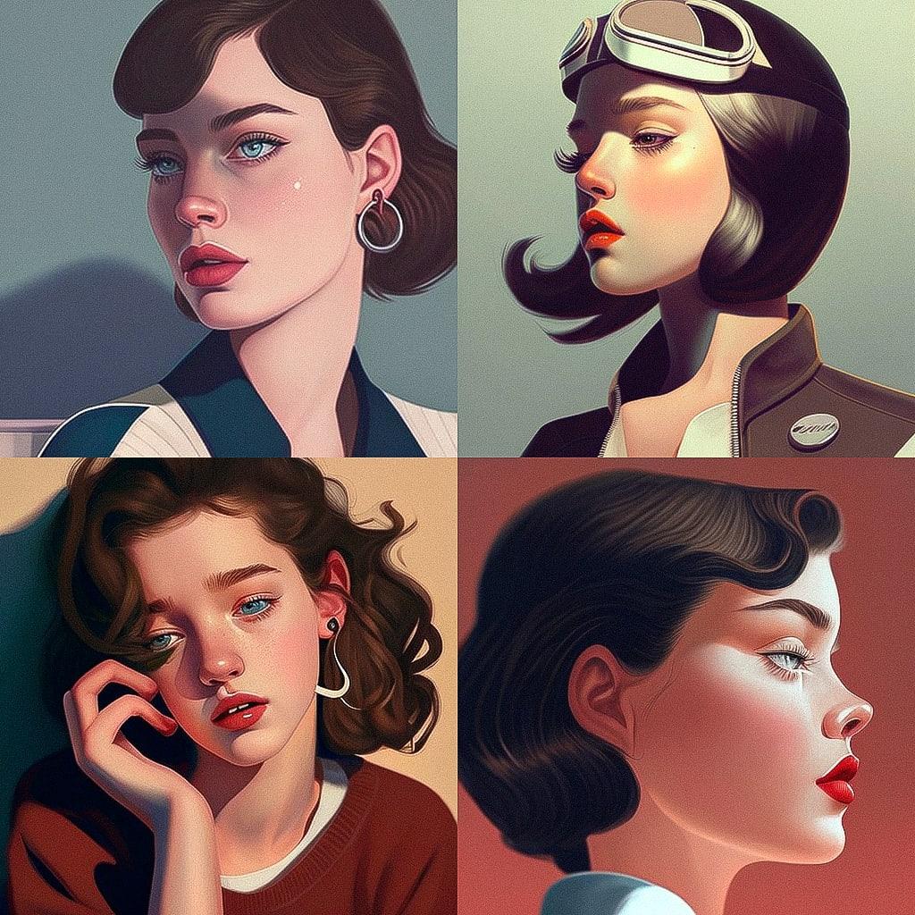 Jack Hughes style, Midjourney V4, render 1 of 4