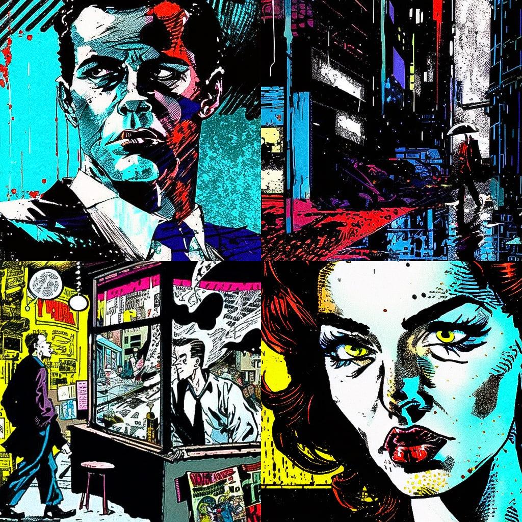 Jack Ohman style, Midjourney V4, render 1 of 4