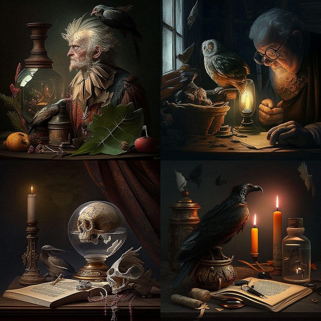 Jacob Philipp Hackert style, Midjourney V4, render 1 of 4