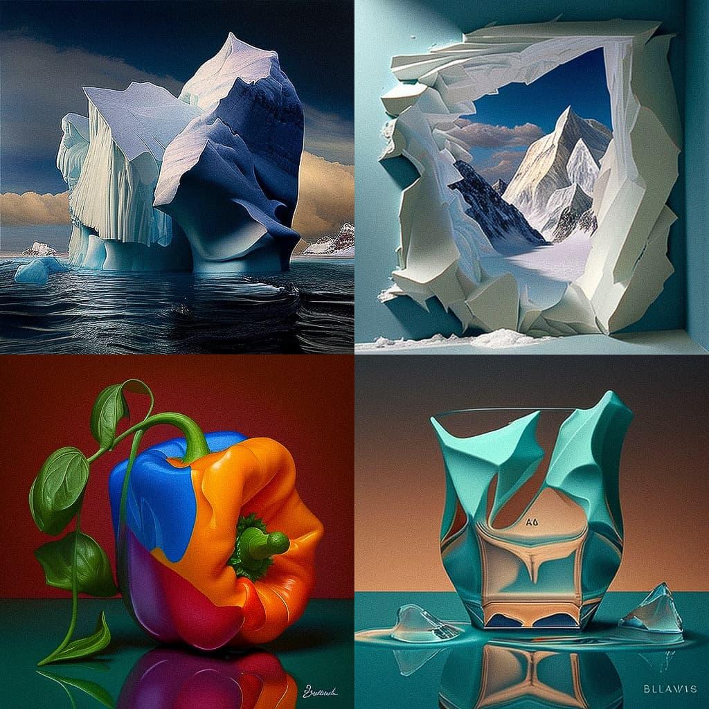 James Balog style, Midjourney V4, render 1 of 4