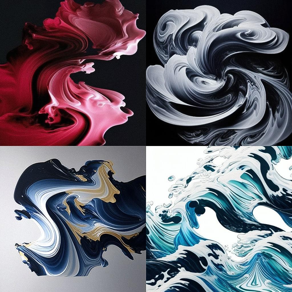 James Nares style, Midjourney V4, render 1 of 4