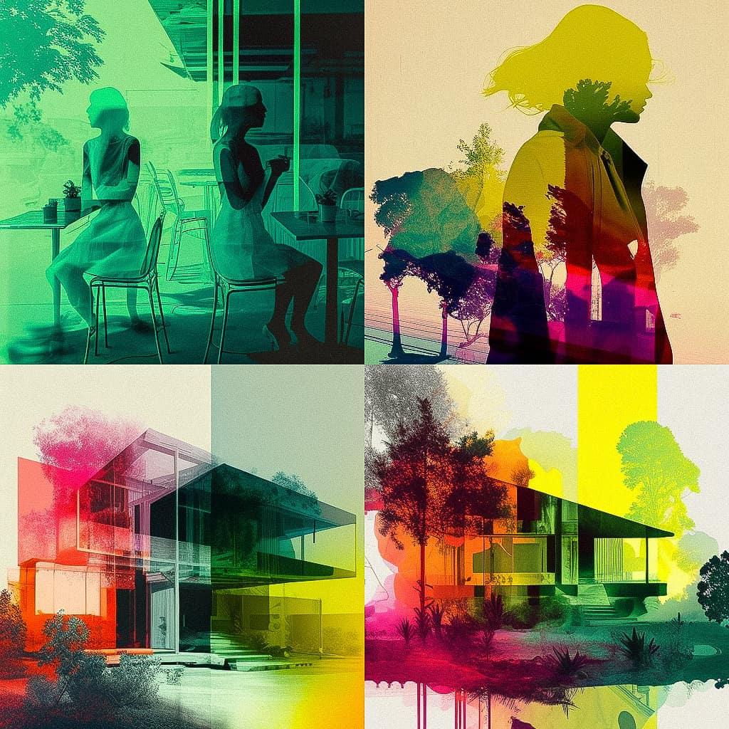 James Welling style, Midjourney V4, render 1 of 4