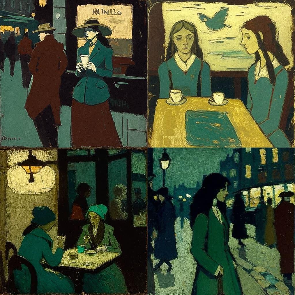 James Wilson Morrice style, Midjourney V4, render 1 of 4