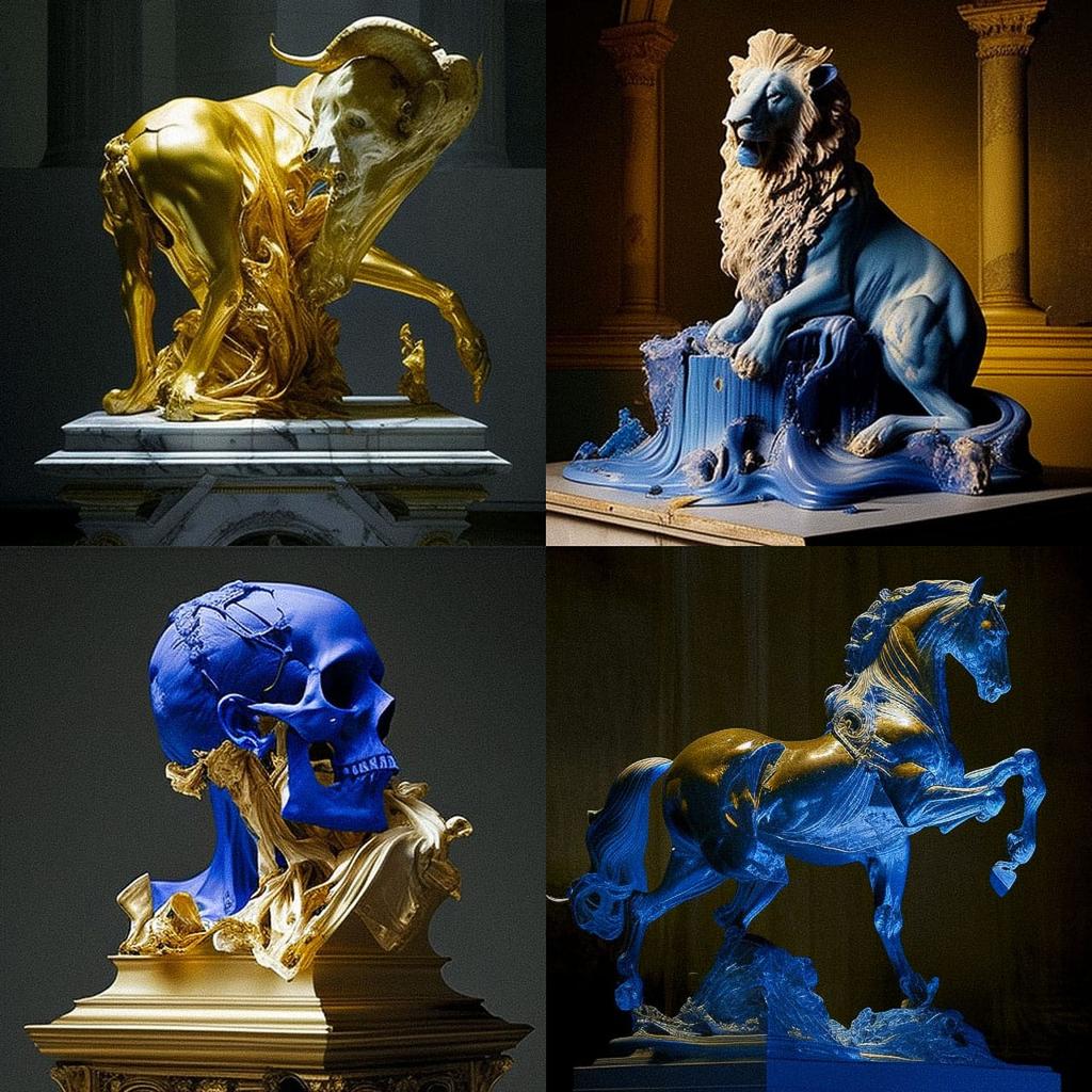Jan Fabre style, Midjourney V4, render 1 of 4
