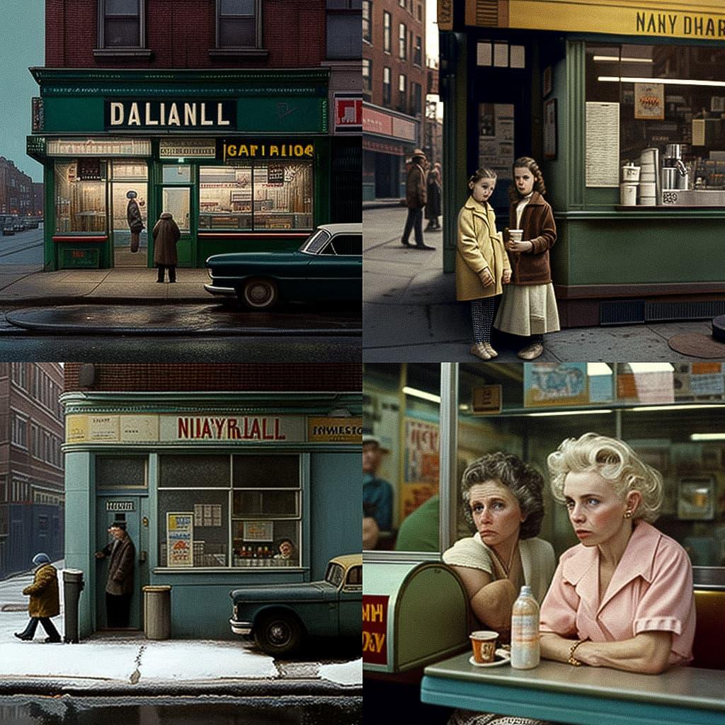 Janet Delaney style, Midjourney V4, render 1 of 4