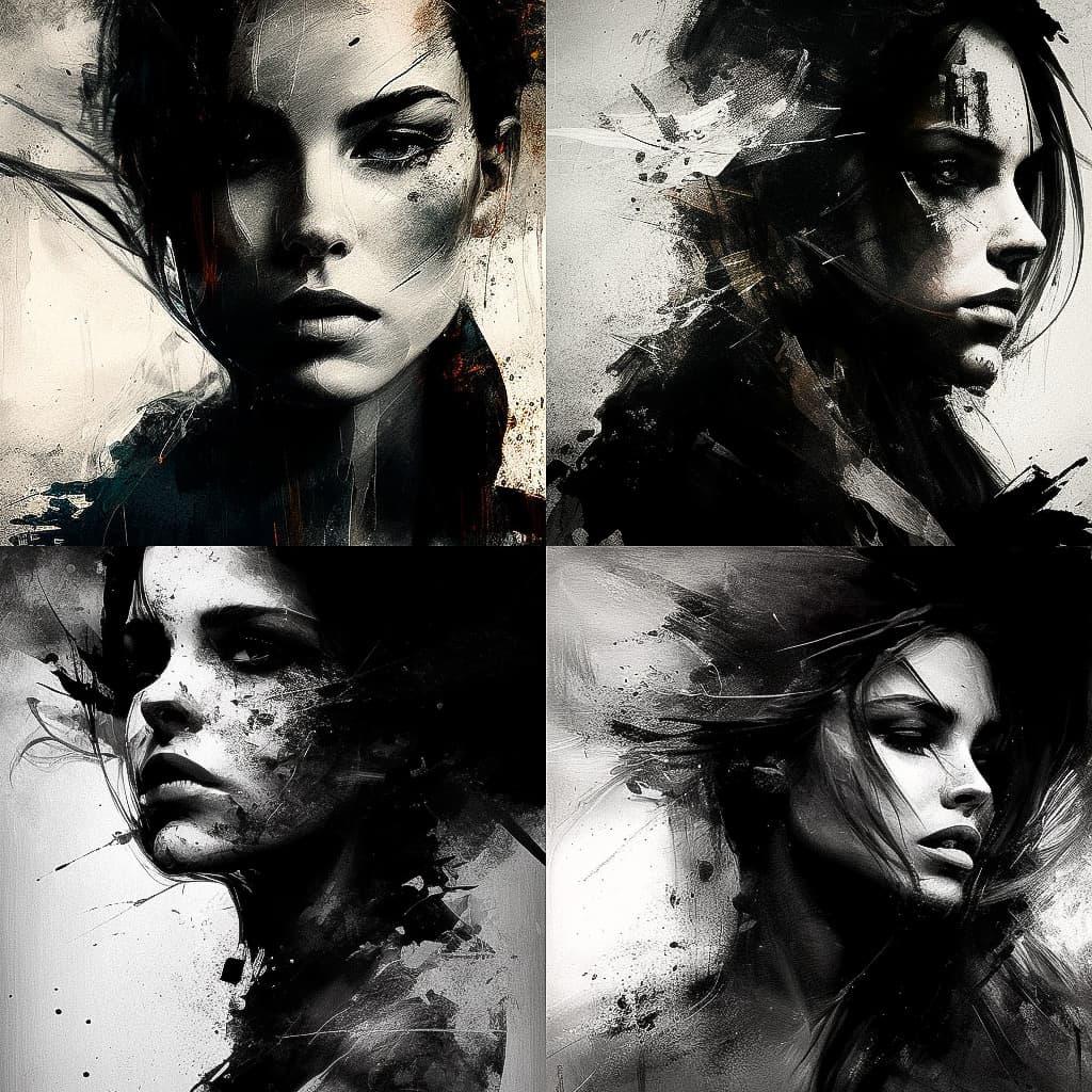 Jarek Kubicki style, Midjourney V4, render 1 of 4