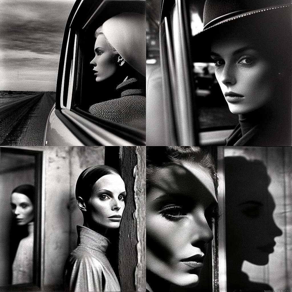 Jeanloup Sieff style, Midjourney V4, render 1 of 4