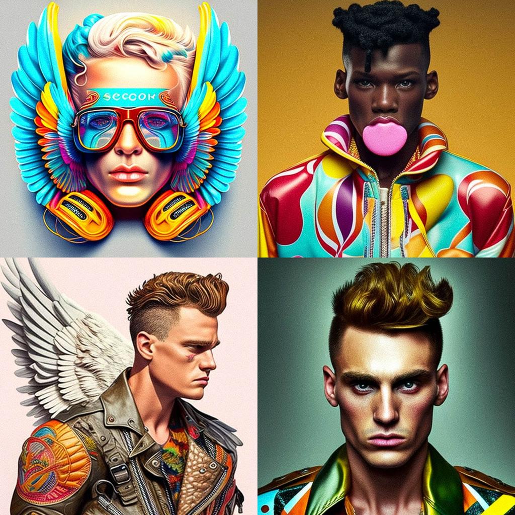 Jeremy Scott style, Midjourney V4, render 1 of 4