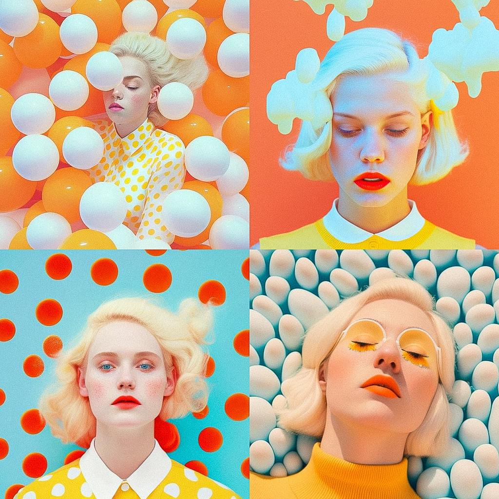 Jimmy Marble style, Midjourney V4, render 1 of 4