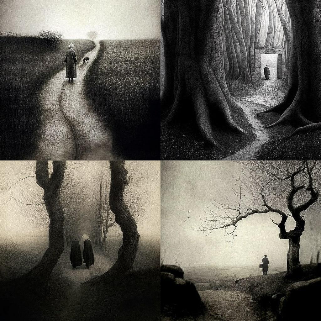 Joan Fontcuberta style, Midjourney V4, render 1 of 4