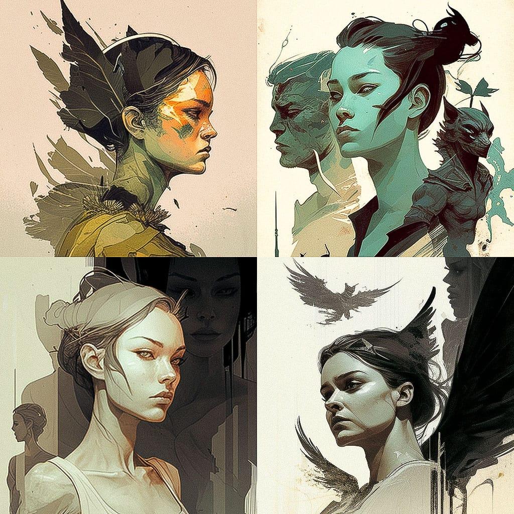 Joao Ruas style, Midjourney V4, render 1 of 4