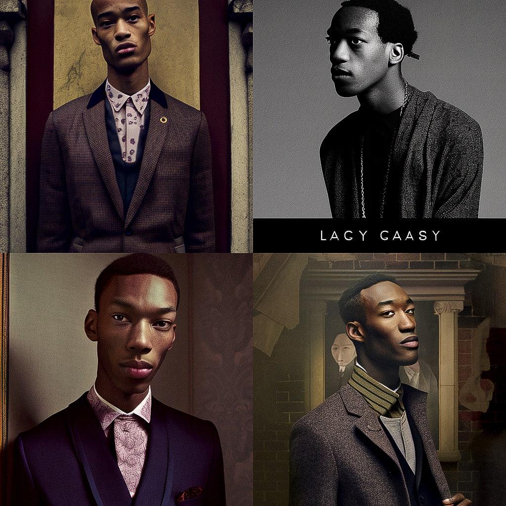 Joe Casely-Hayford style, Midjourney V4, render 1 of 4