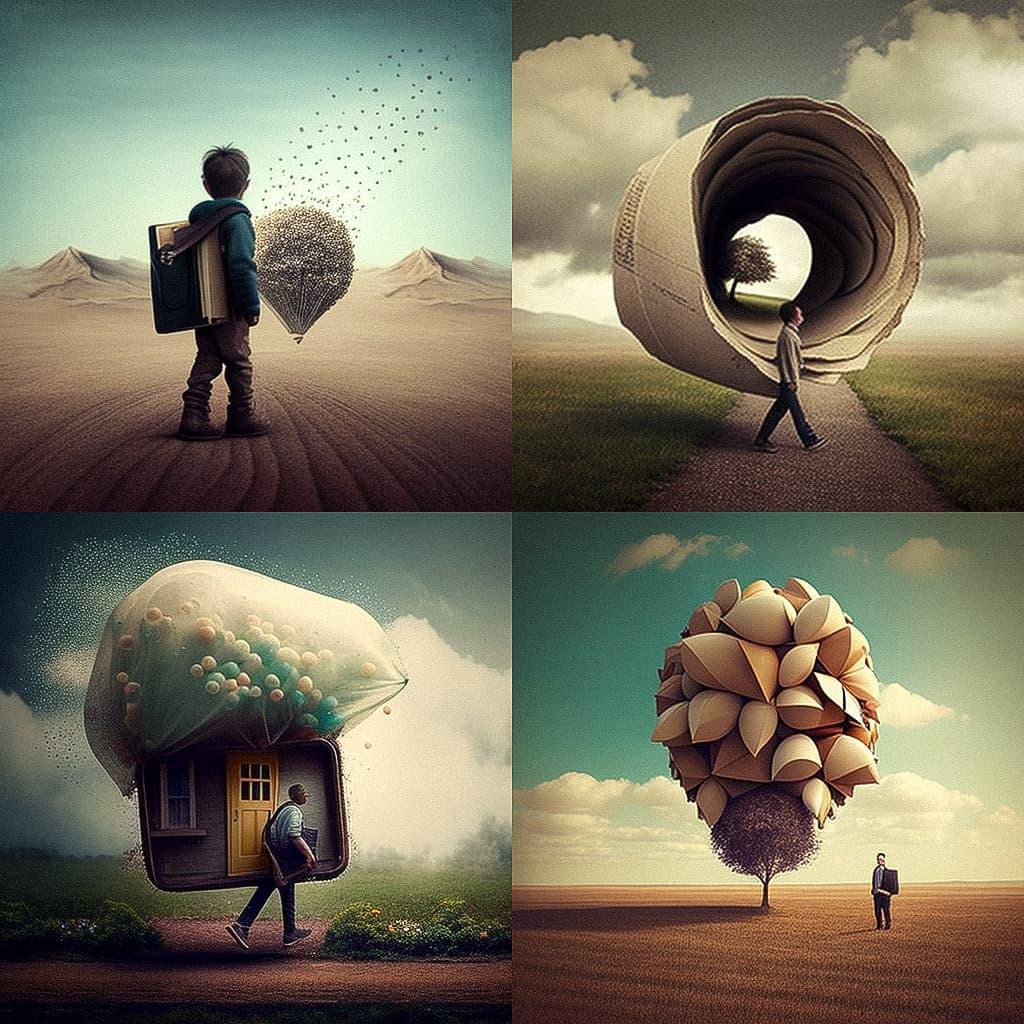 Joel Robison style, Midjourney V4, render 1 of 4