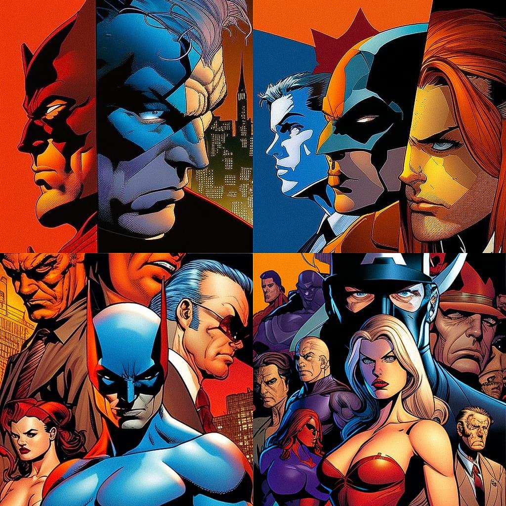 John Cassaday style, Midjourney V4, render 1 of 4