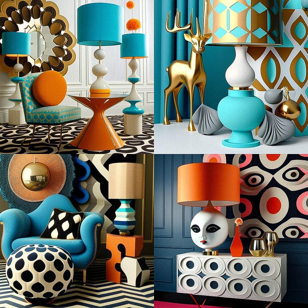 Jonathan Adler style, Midjourney V4, render 1 of 4