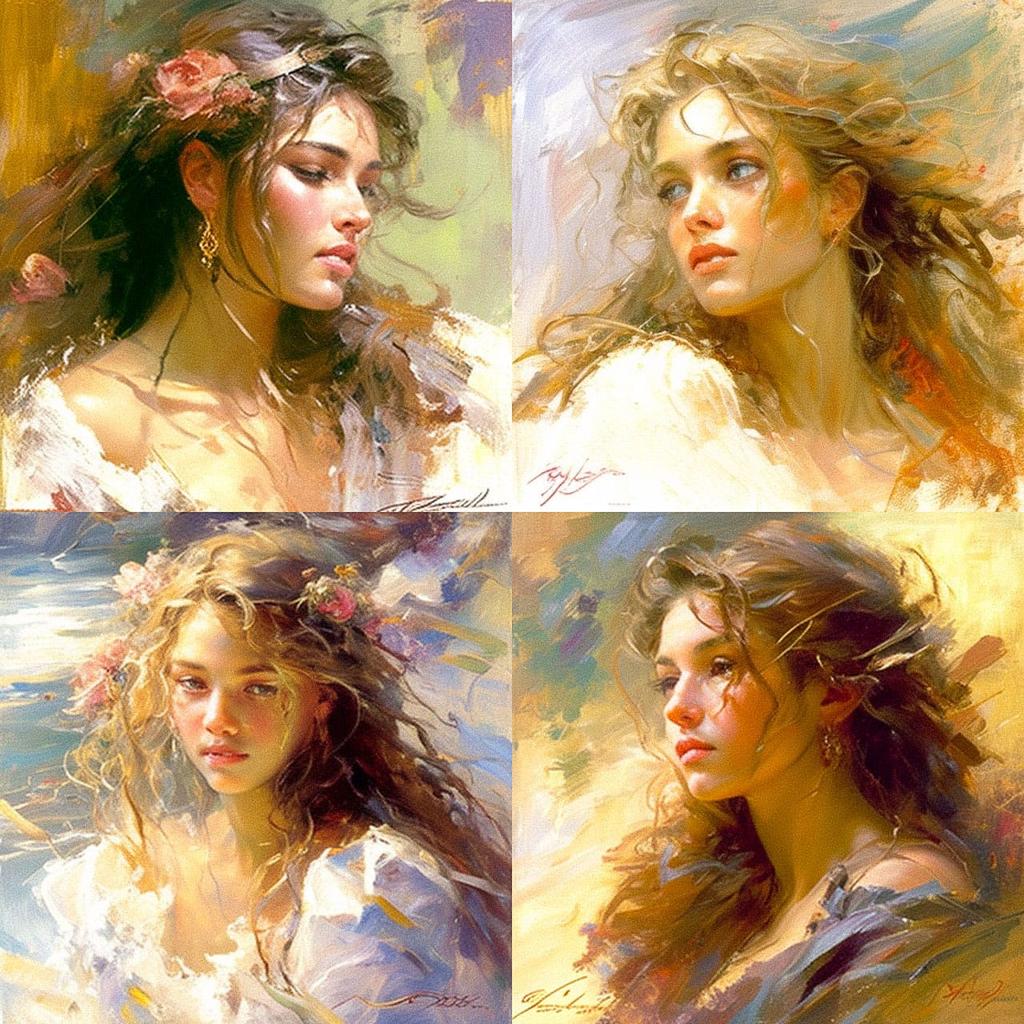 Jose Royo style, Midjourney V4, render 1 of 4