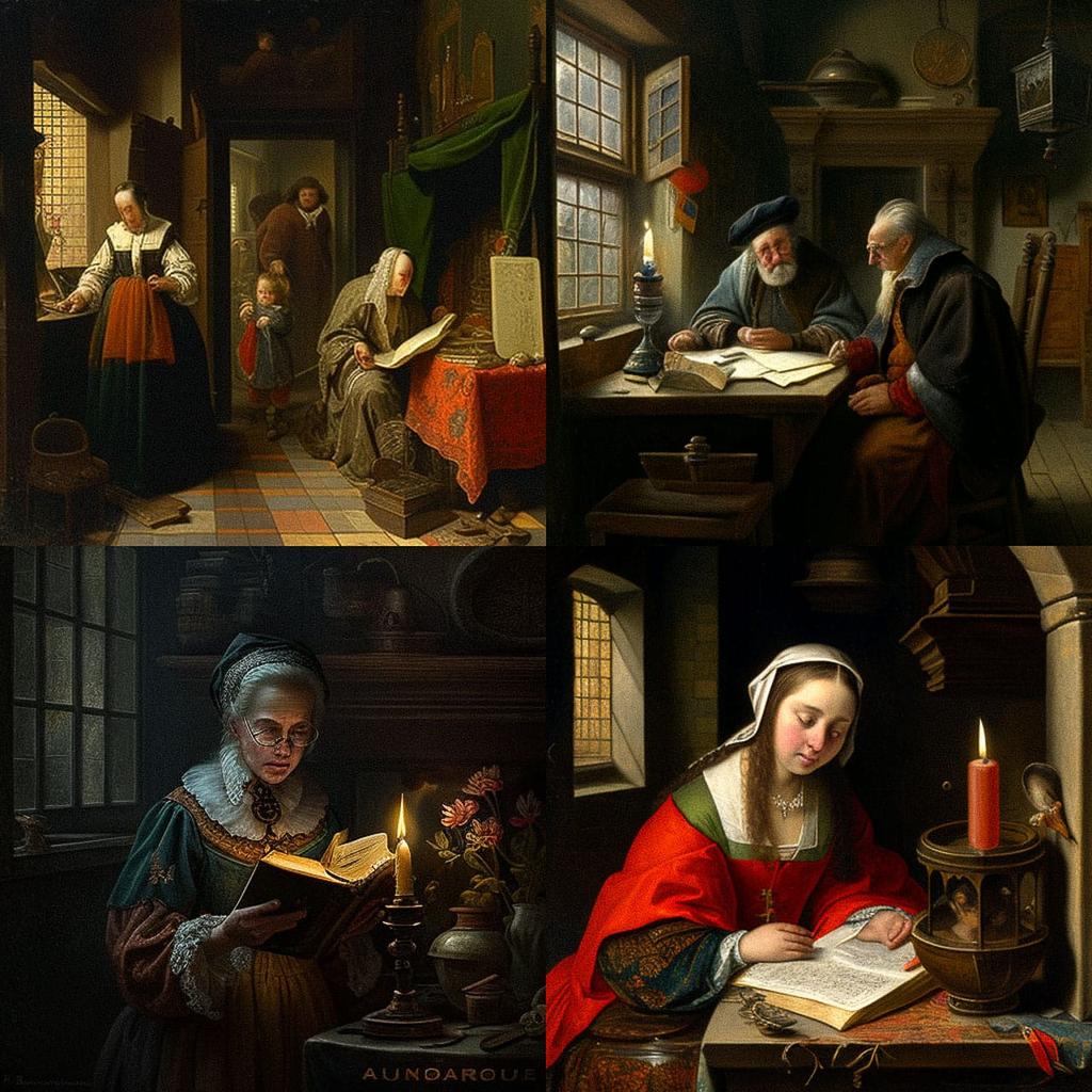 Josephus Laurentius Dyckmans style, Midjourney V4, render 1 of 4