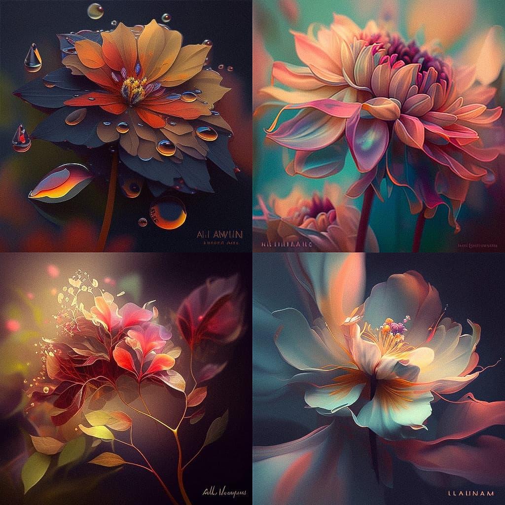 Juliana Nan style, Midjourney V4, render 1 of 4