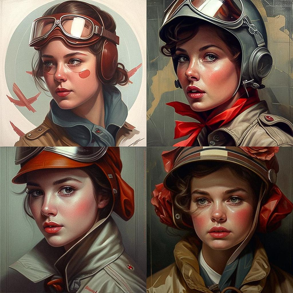 Kathrin Longhurst style, Midjourney V4, render 1 of 4