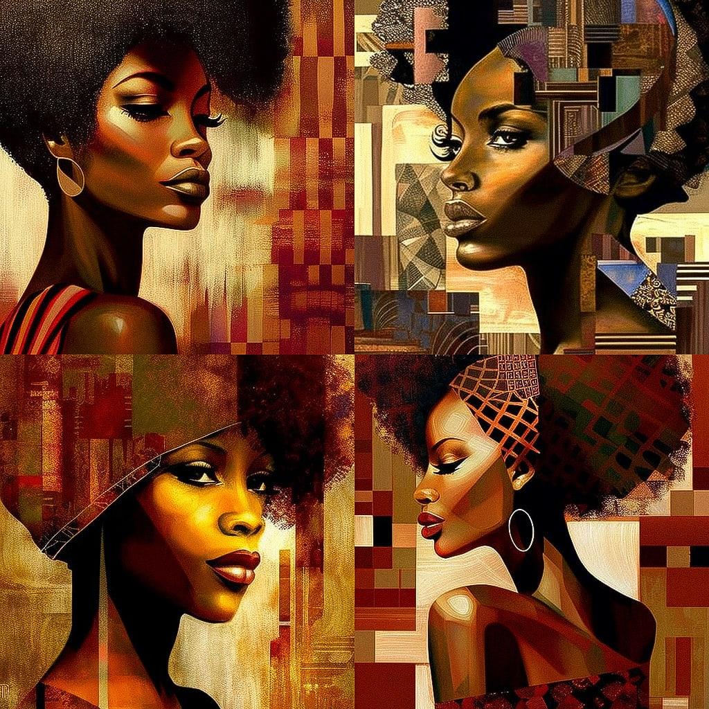 Keith Mallett style, Midjourney V4, render 1 of 4