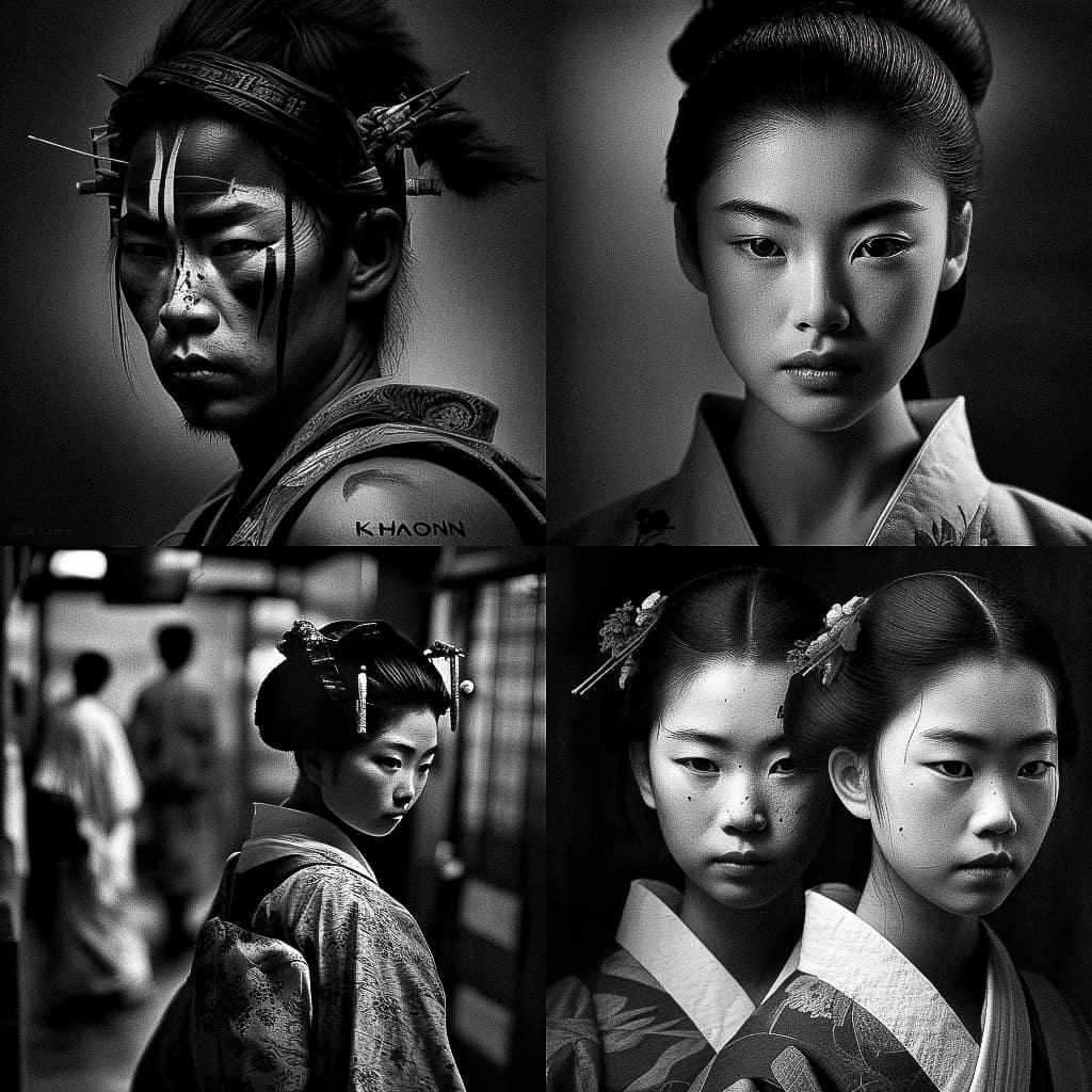 Ken Domon style, Midjourney V4, render 1 of 4