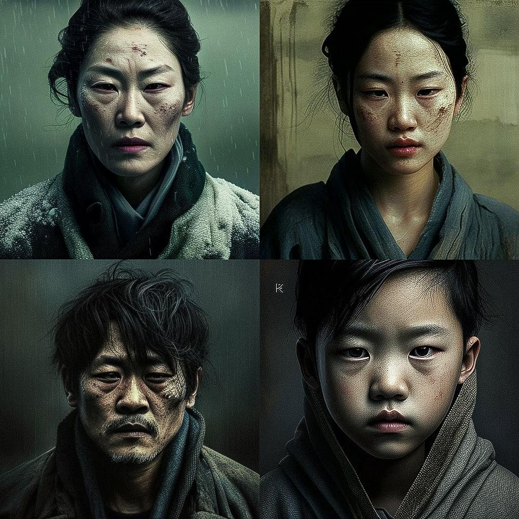 Kim Ki-Duk style, Midjourney V4, render 1 of 4