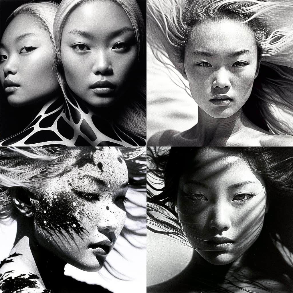Kishin Shinoyama style, Midjourney V4, render 1 of 4